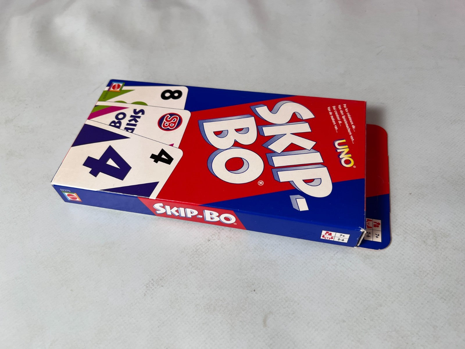 Skip Bo Kartenspiel Mattel blau rote Ausgabe 2003  - vollständig - Ansicht 8