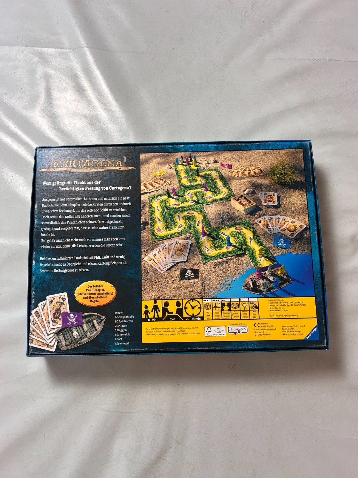 Cartagena Gesellschaftsspiel Ravensburger Festung Flucht Dschungel- Vollständig - Ansicht 8