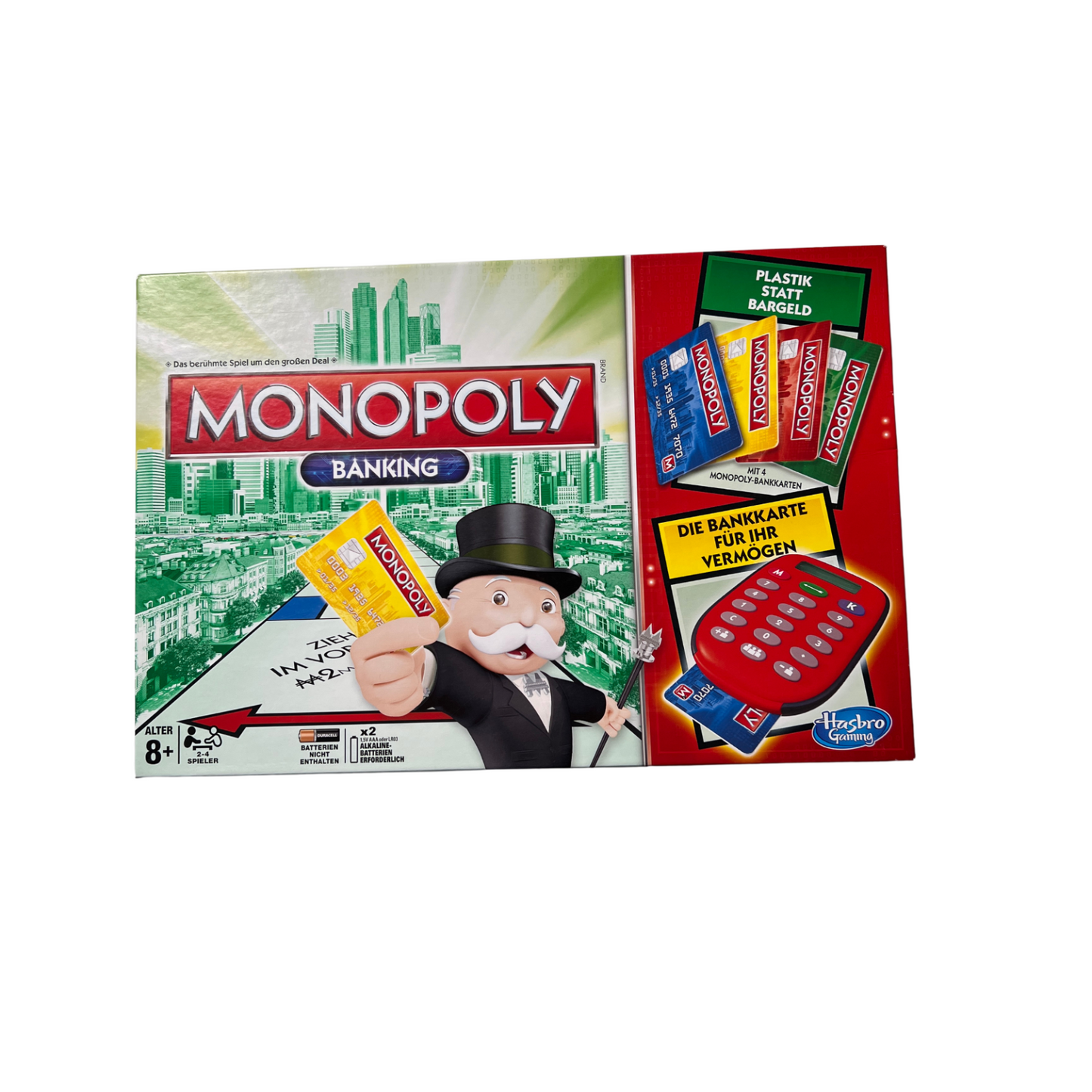 Monopoly Banking Rot  Hasbro  Vollständig - Ansicht 1