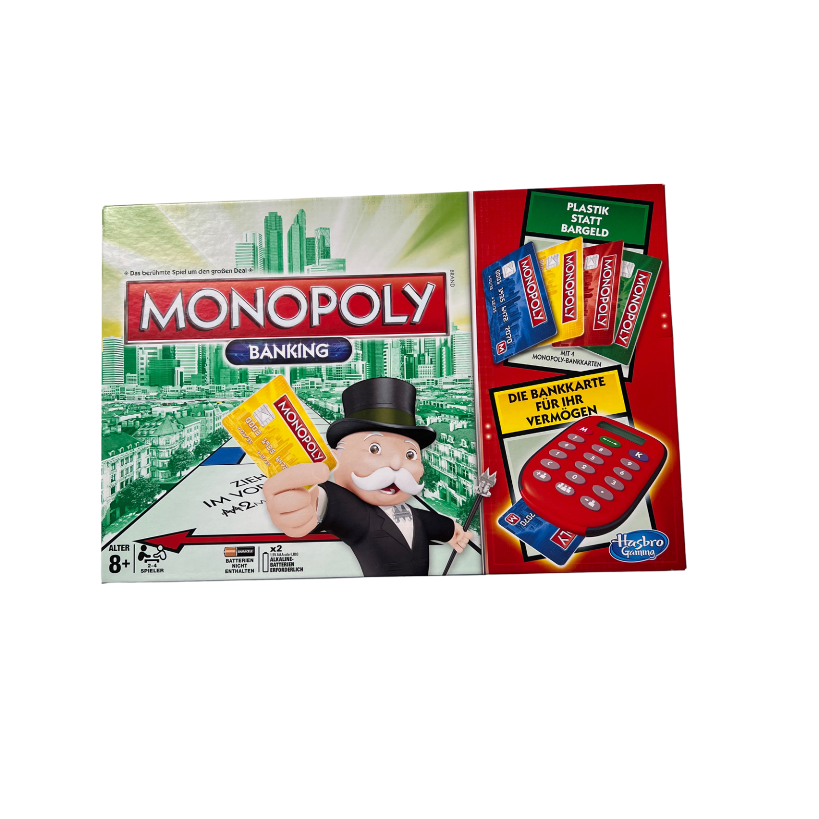 Monopoly Banking Rot  Hasbro  Vollständig - Ansicht 1