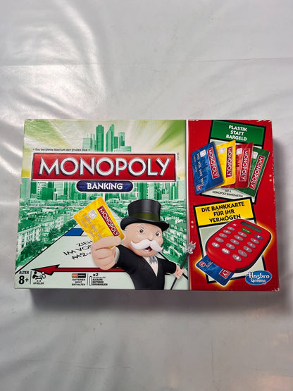Monopoly Banking Rot  Hasbro  Vollständig - Ansicht 4