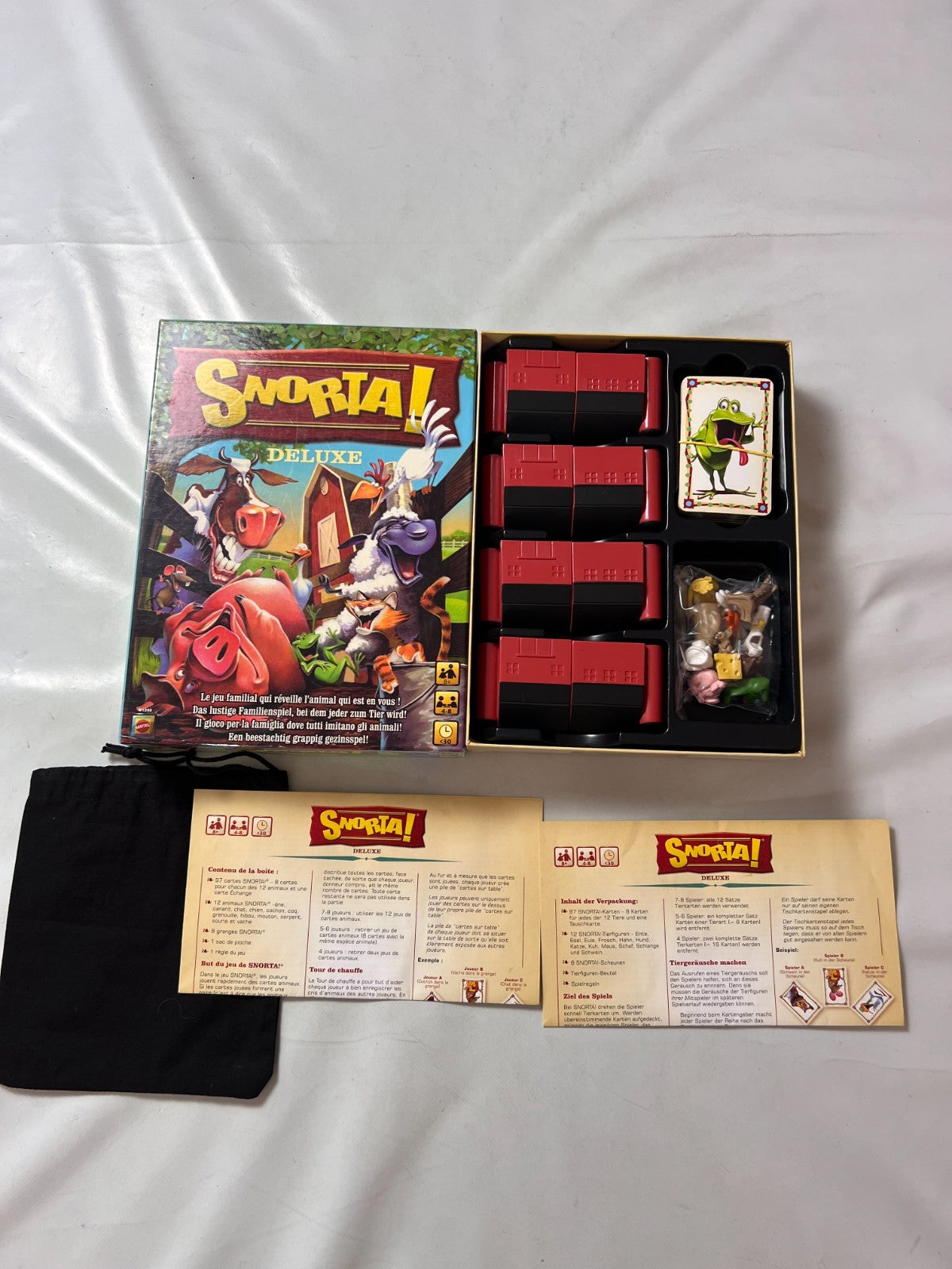 Snorta! Deluxe - Brettspiel Gesellschaftsspiel - Mattel 2009 - vollständig - Ansicht 2