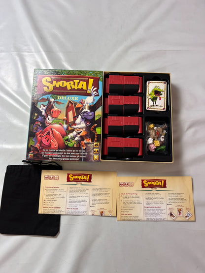Snorta! Deluxe - Brettspiel Gesellschaftsspiel - Mattel 2009 - vollständig - Ansicht 2