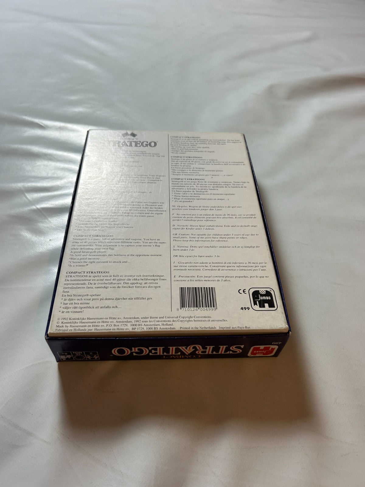 Compact STRATEGO  JUMBO 499 Spiel Brettspiel 1992  Vollständig - Ansicht 9