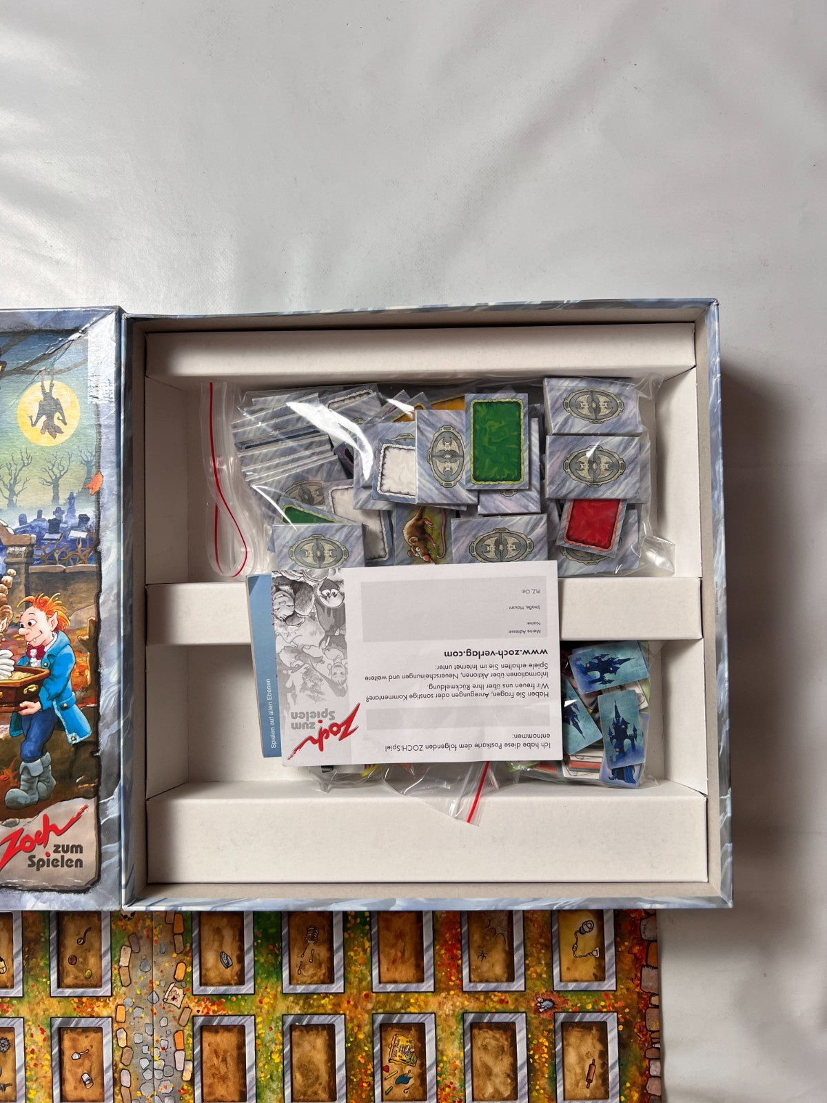 Brettspiel  Dicke Luft in der Gruft  Zoch  2004  Vollständig - Ansicht 3