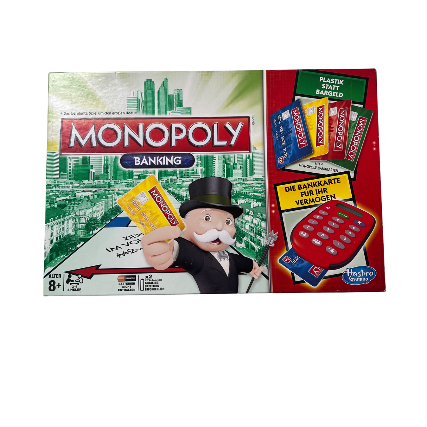 Monopoly Banking Rot  Hasbro  Vollständig - Ansicht 1