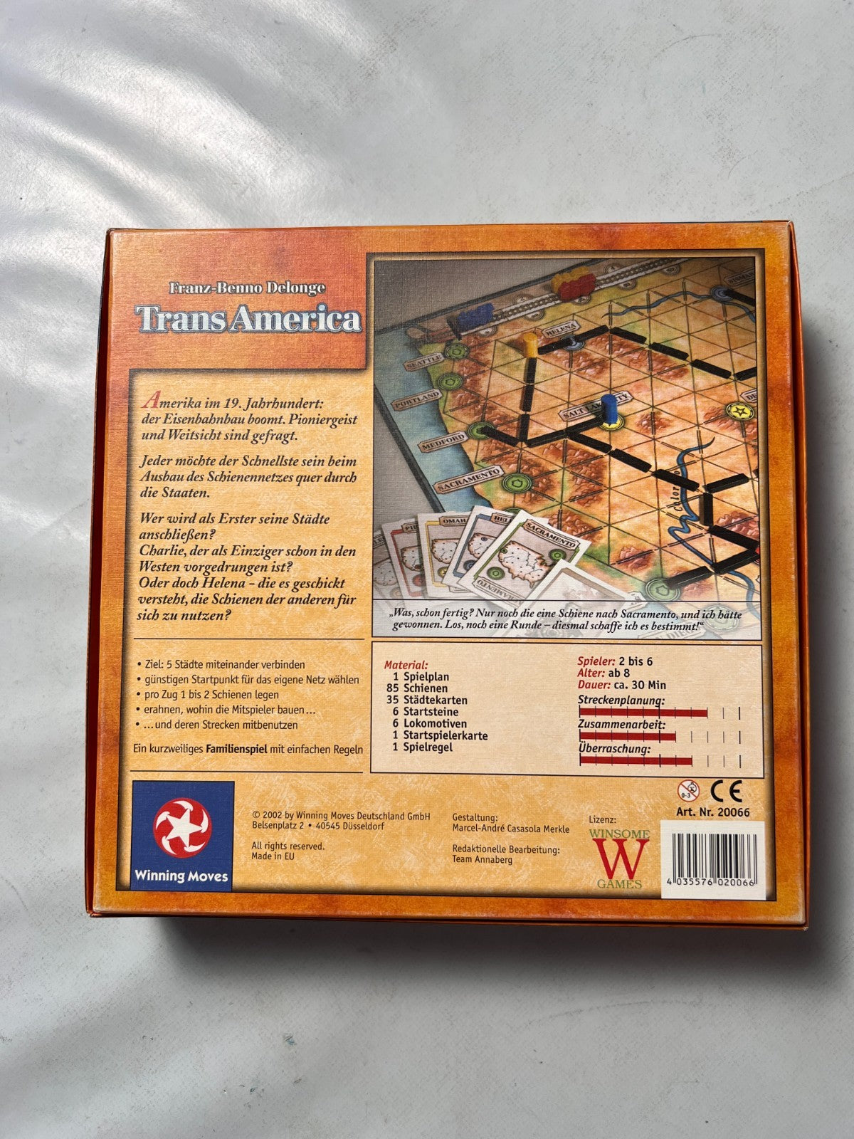Trans America  Winning Moves  deutsch  Vollständig - Ansicht 9