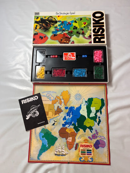Brettspiel - Risiko - Strategiespiel weiße Ausgabe Parker 1982 - Vollständig - Ansicht 2