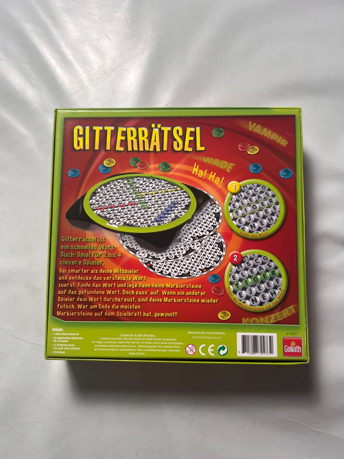 Gitterrätsel Goliath 70473 Brettspiel Gesellschaftsspiel  Vollständig - Ansicht 10