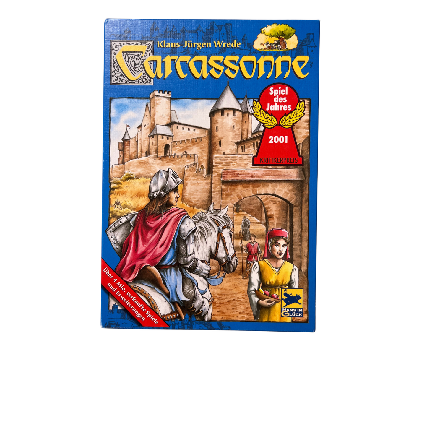 Carcassonne Hans im Glück2001 Altes Layout Legespiel Gesellschafts  Vollständig - Ansicht 1