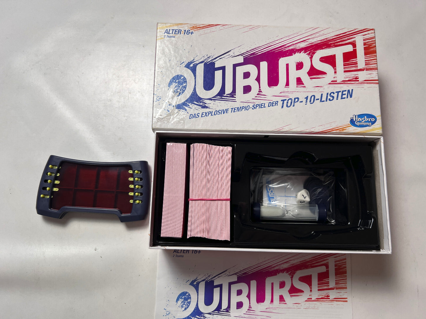 Brettspiel - Outburst das explosive Tempo Spiel - 2016 Hasbro-Vollständig - Ansicht 5
