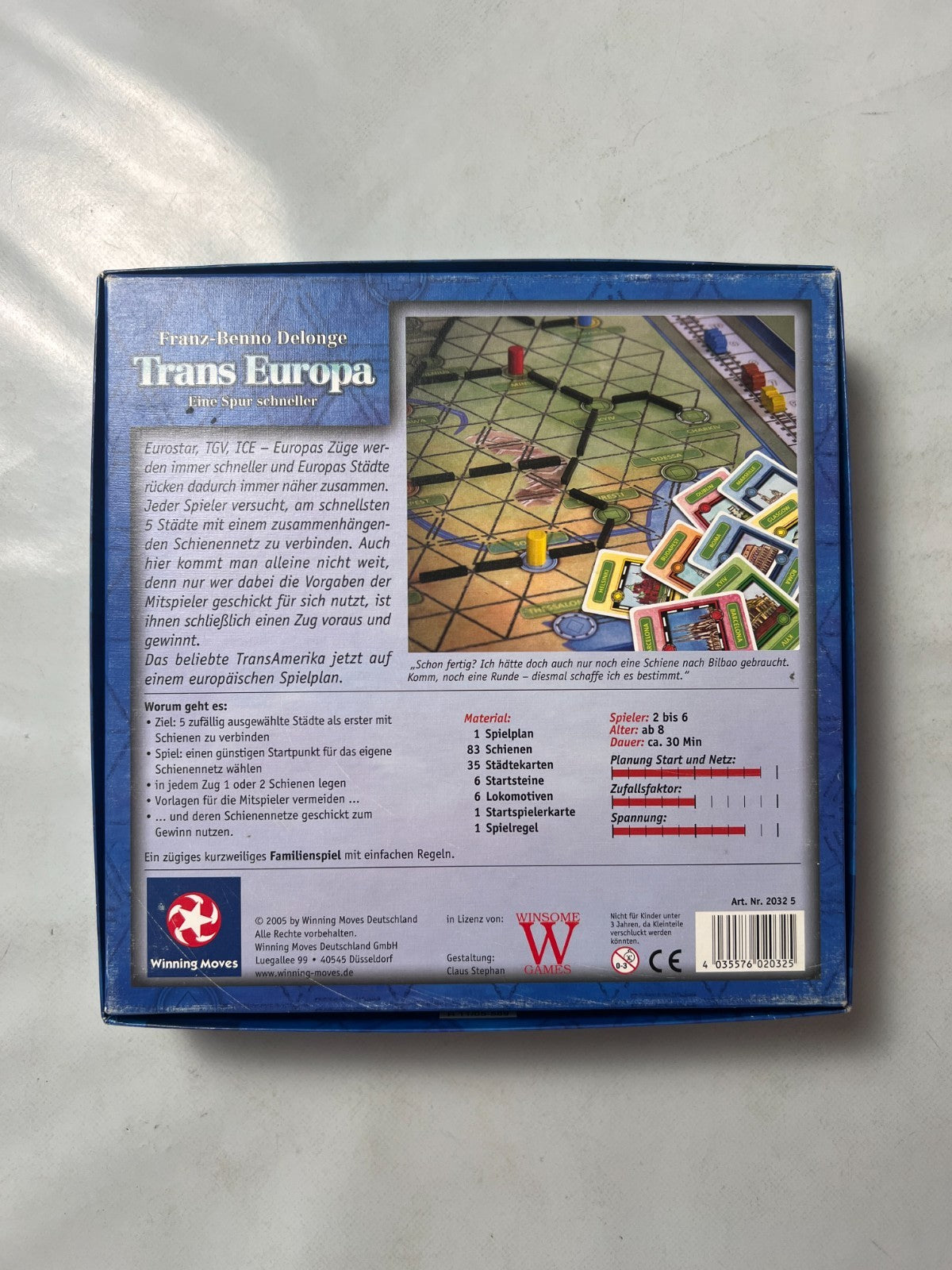 Trans Europa  Winning Moves  Vollständig - Ansicht 10