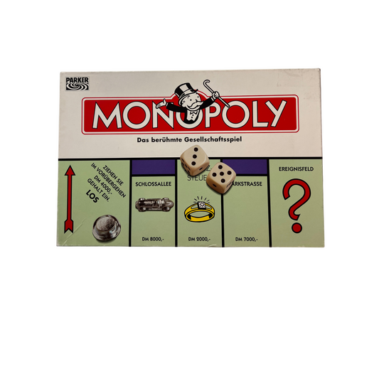 Brettspiel   Monopoly  Parker DMVersion 1996  Vollständig - Ansicht 1