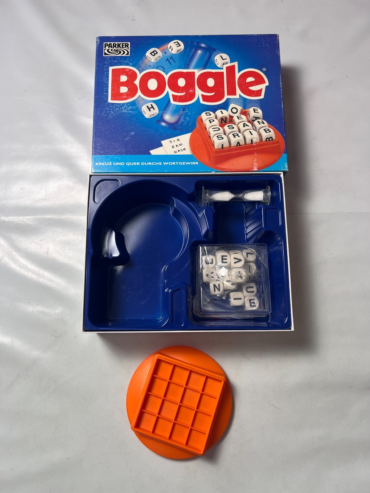 Boggle Kreuz und Quer durchs Wort Gewirr  PARKER  Deutsche 1994  Vollständig - Ansicht 2