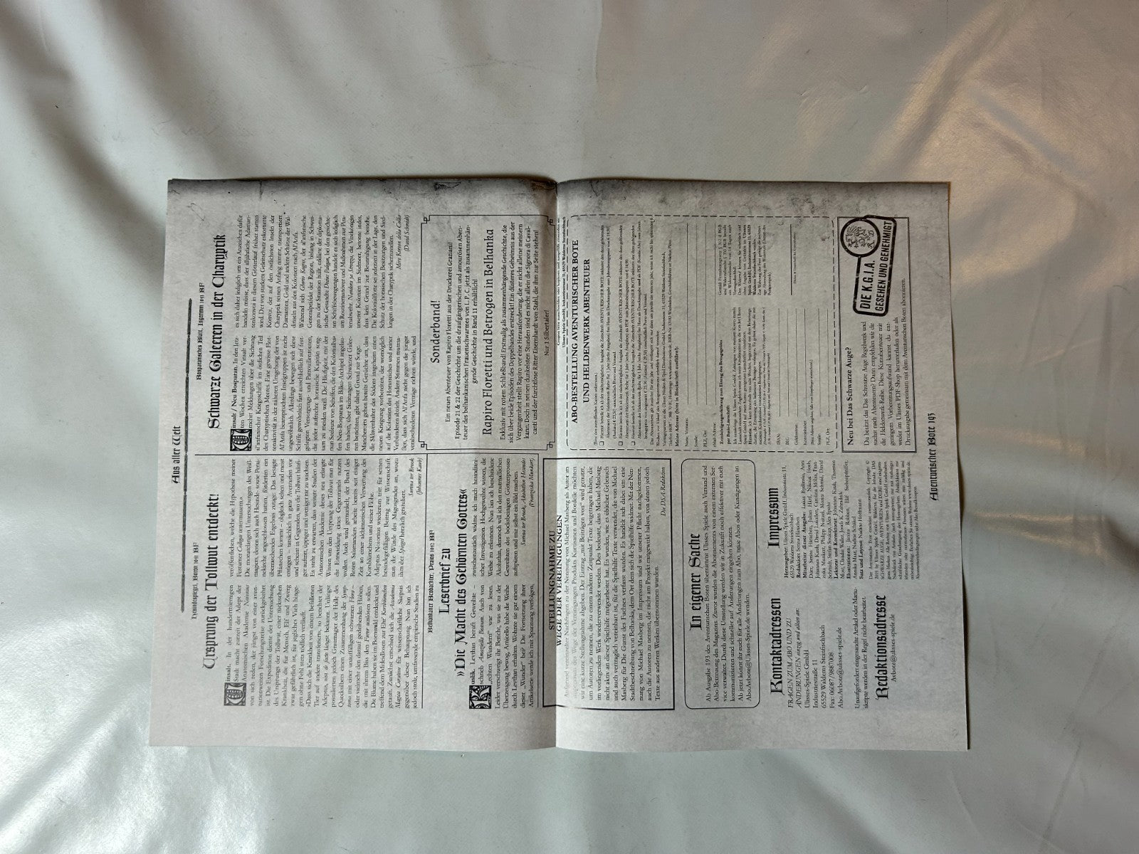 Detailfoto 6 – SKU A11816 – Rollenspiel-Buch gebraucht bei Brettspielimperium