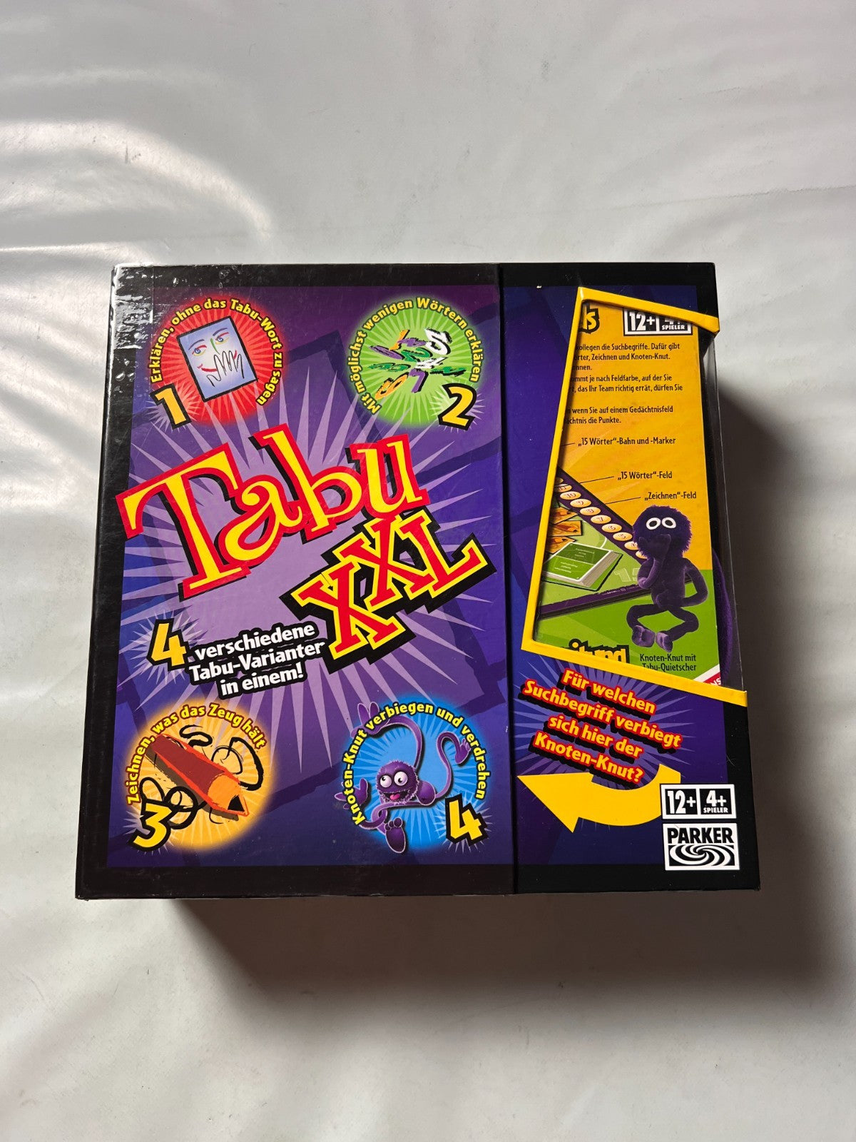 TABU XXL Parker  4 verschiedene TabuVarianten  Vollständig - Ansicht 4