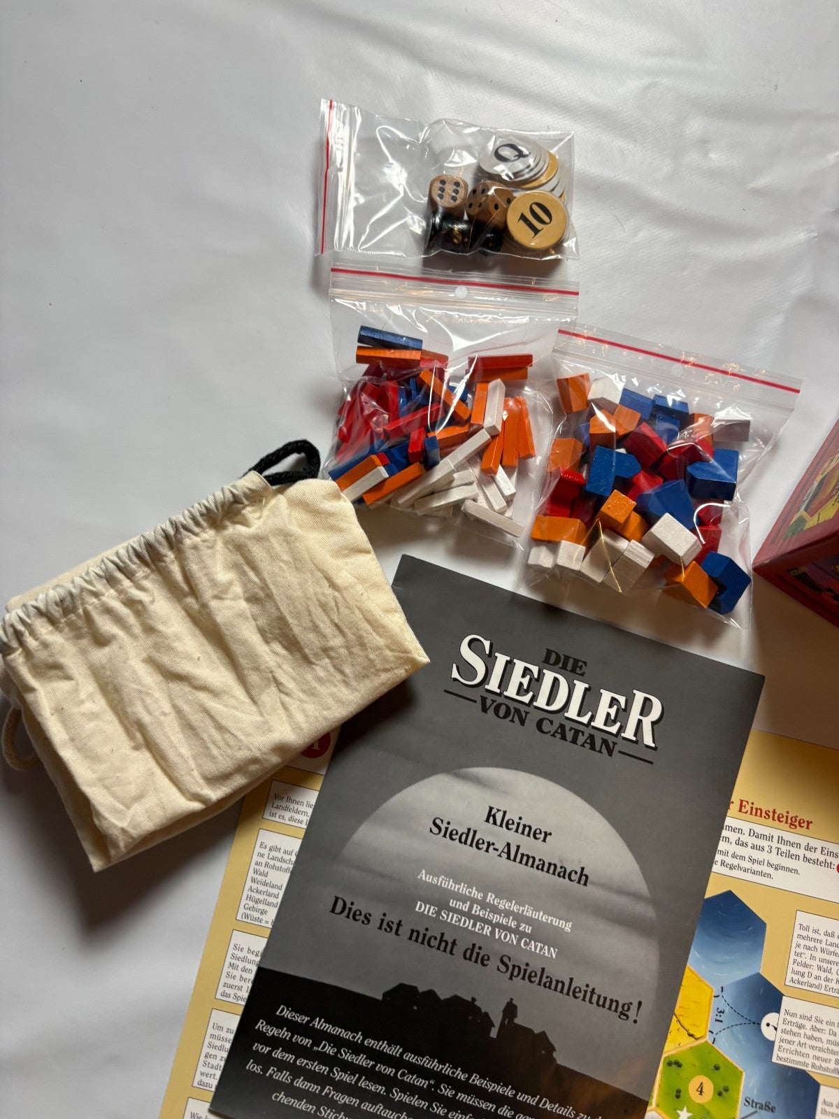 Brettspiel Die Siedler von Catan - Kosmos 1995 - Holz - vollständig - Ansicht 8