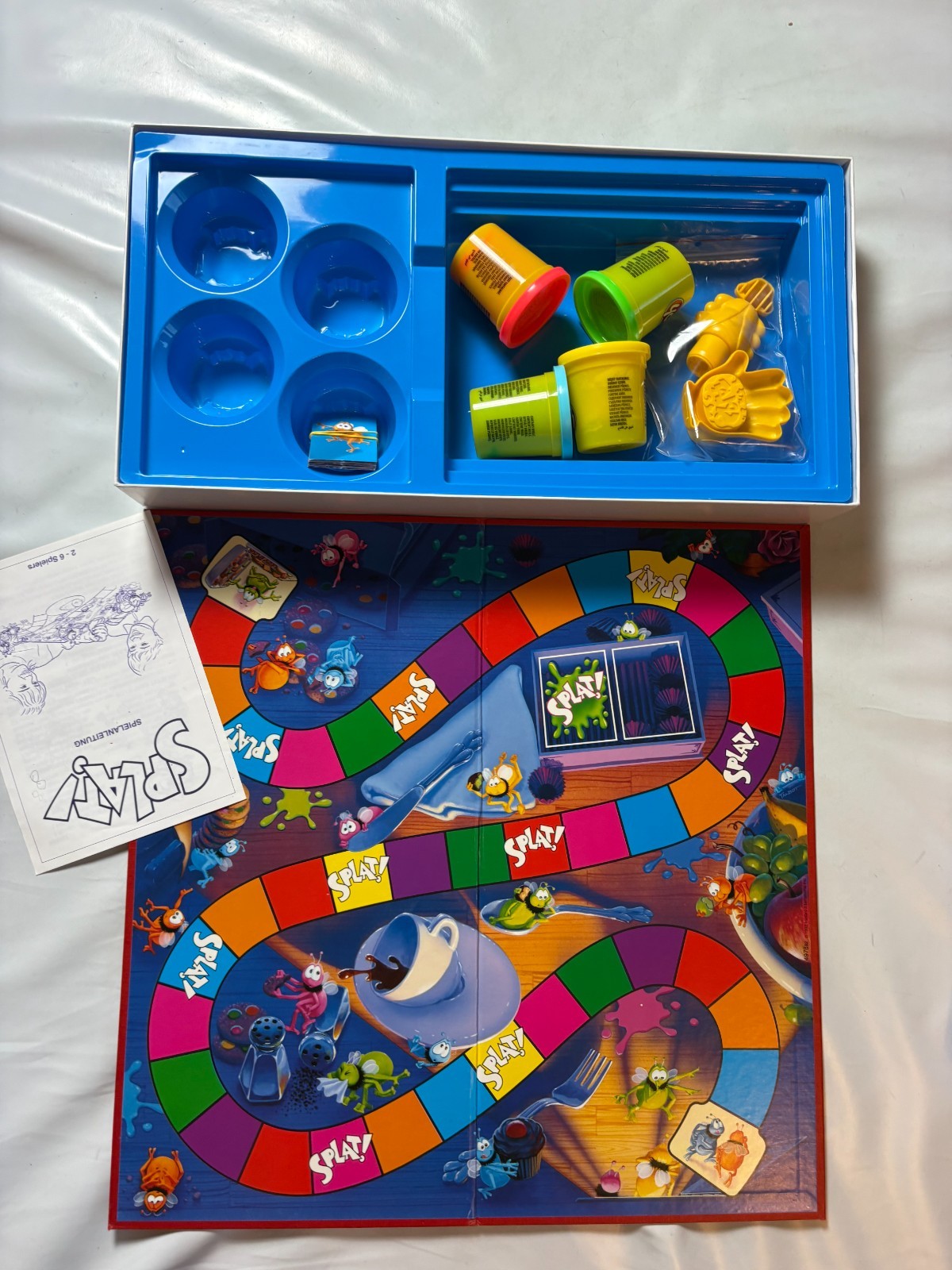 Splat! MB Spiele Brettspiel Vollständig 1991  Neue Knete  Vollständig - Ansicht 8