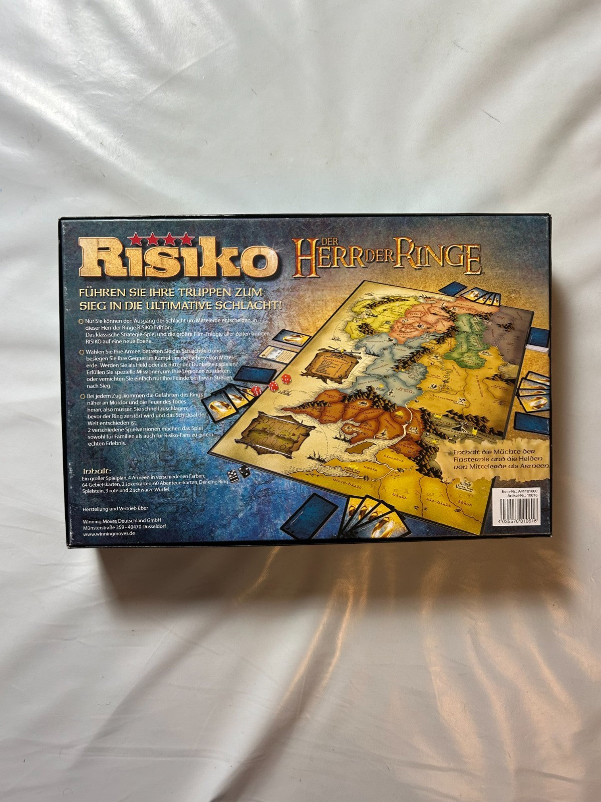Risiko  Herr der Ringe  Erobere Mittelerde  Hasbro  Vollständig - Ansicht 9