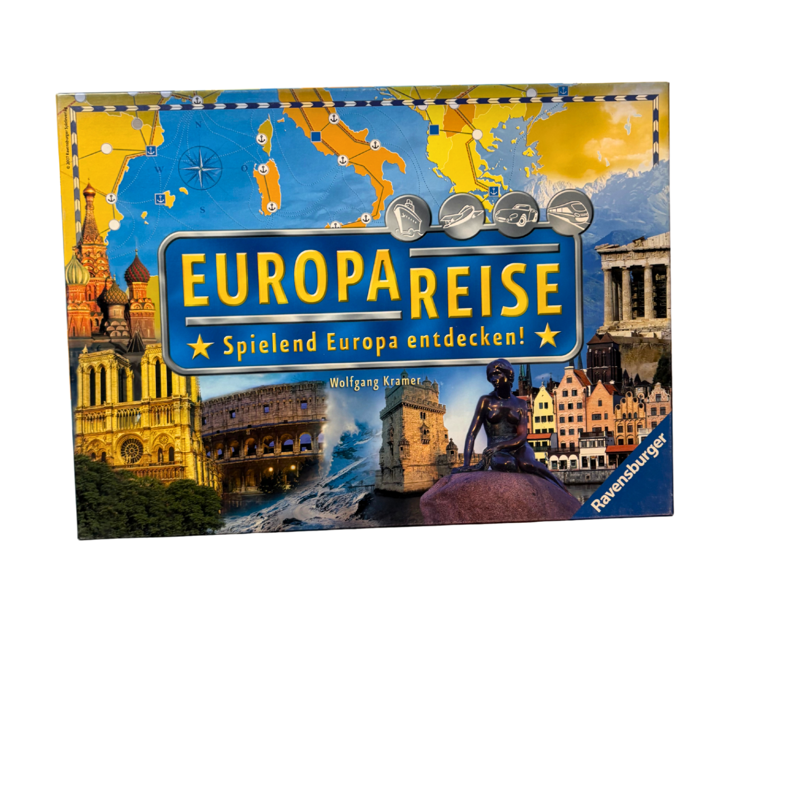 Ravensburger Europareise Gesellschaftsspiel 2007  Vollständig - Ansicht 1