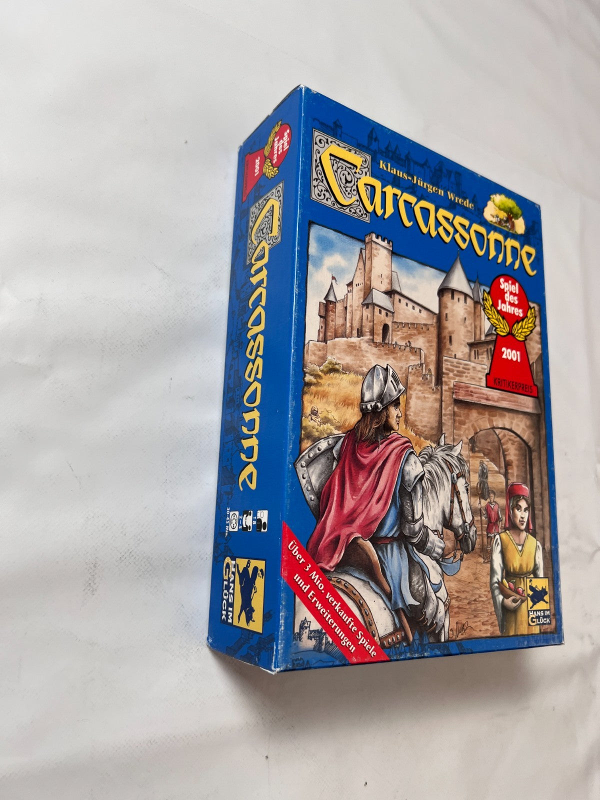 Carcassonne Hans im Glück2001 Altes Layout Legespiel Gesellschafts - Vollständig - Ansicht 5