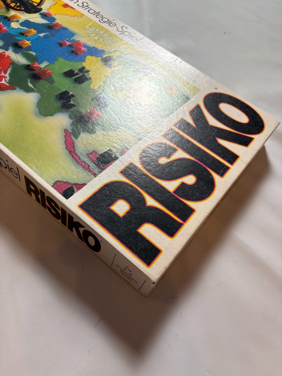 Brettspiel  Risiko  Strategiespiel weiße Ausgabe Parker 1982  Vollständig - Ansicht 4