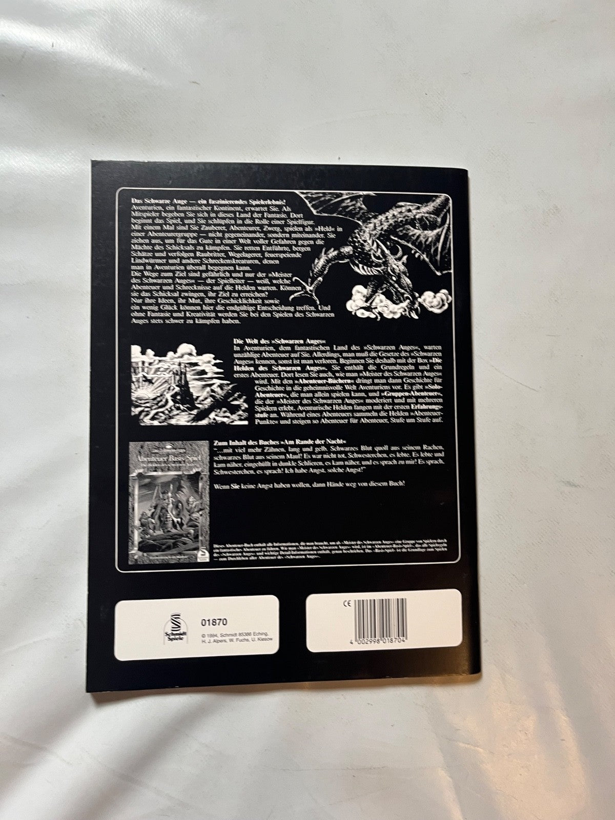 Detailfoto 7 – SKU A10985 – Rollenspiel-Buch gebraucht bei Brettspielimperium