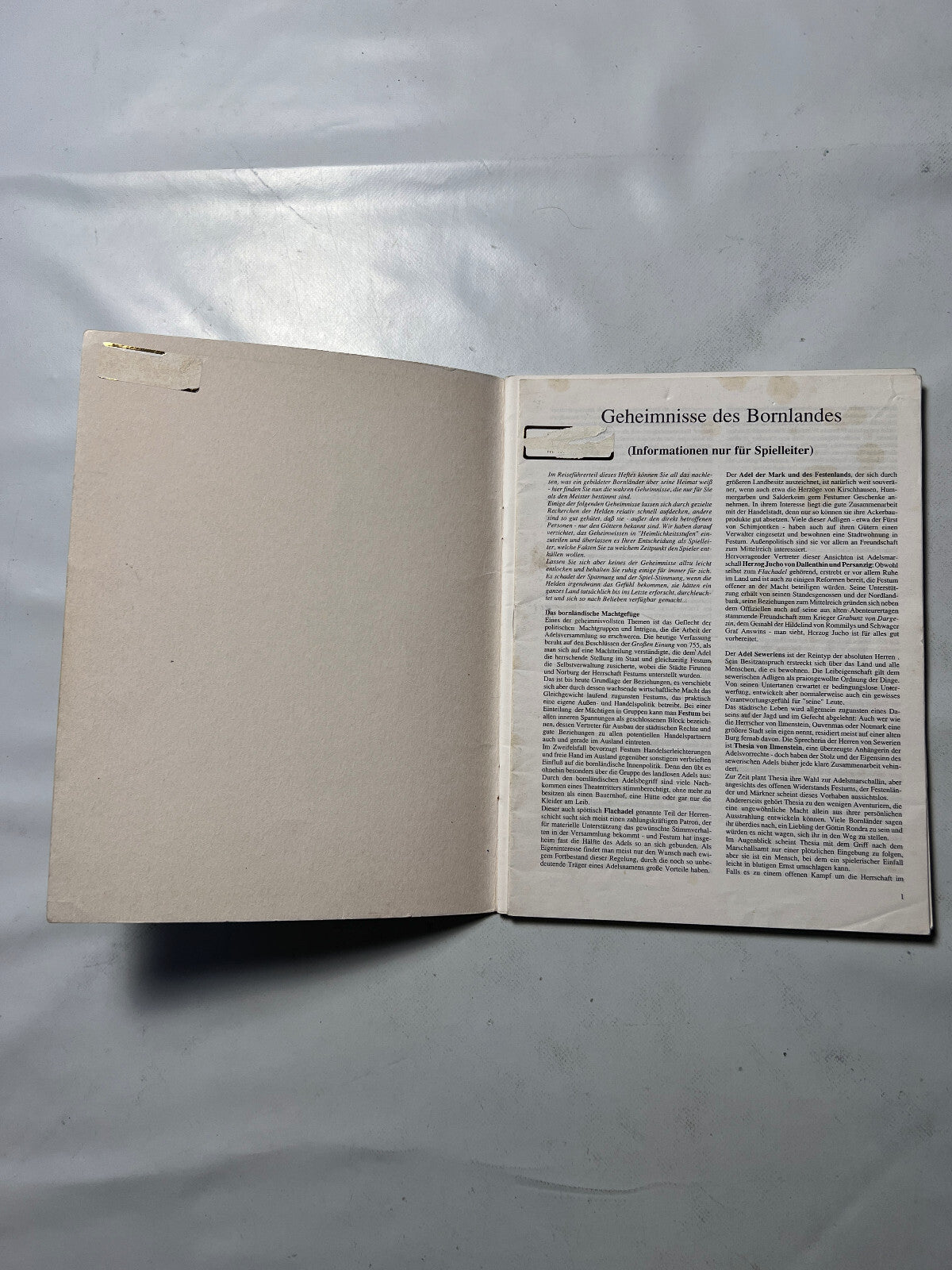 Detailfoto 3 – SKU A8508 – Rollenspiel-Buch gebraucht bei Brettspielimperium