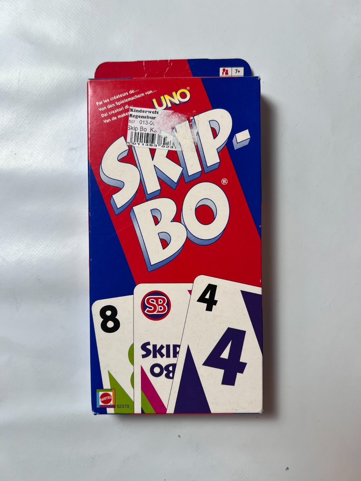 Skip Bo Kartenspiel Mattel blau rote Ausgabe 2003  - vollständig - Ansicht 5