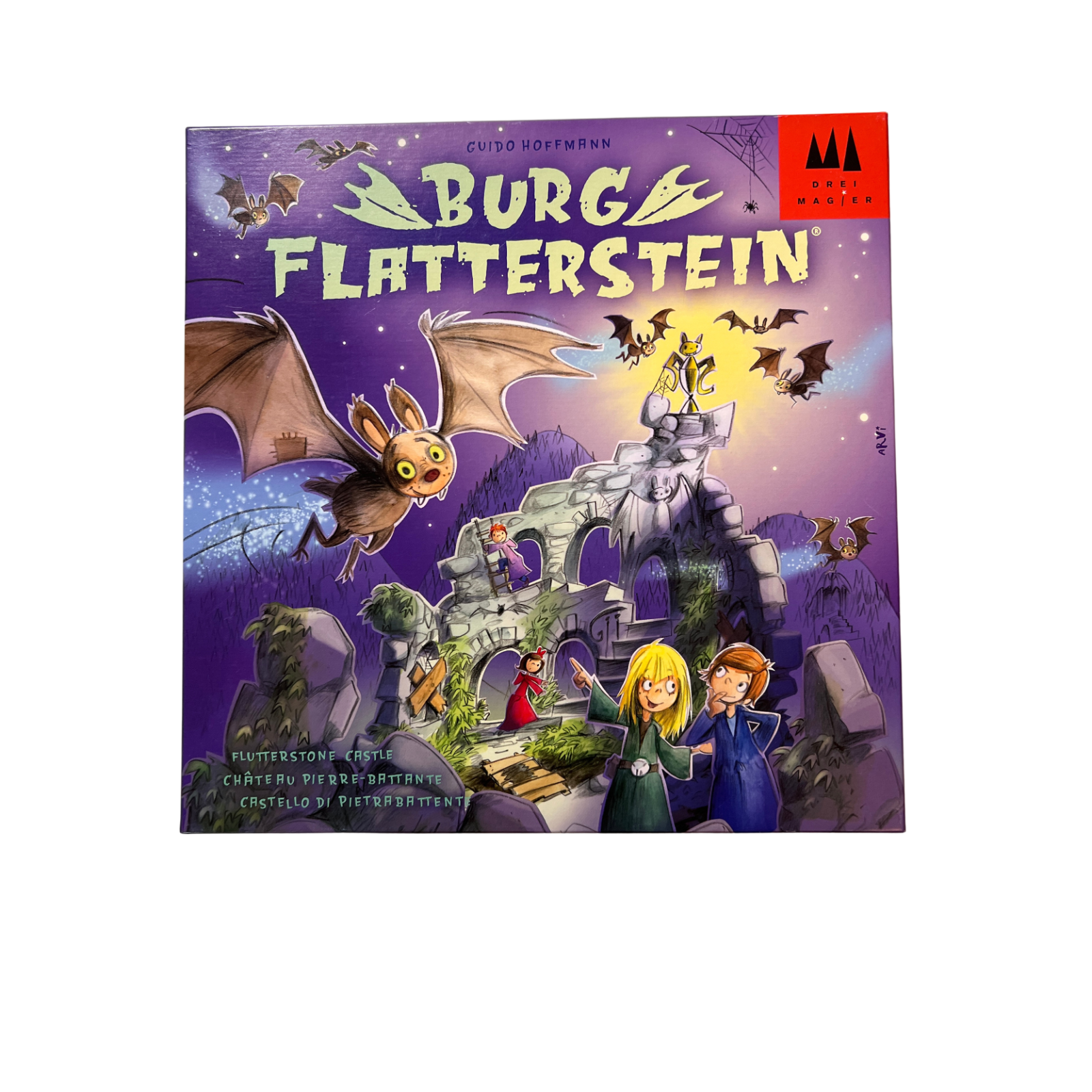 Burg Flatterstein Drei Magier Spiele Brettspiel  Vollständig - Ansicht 1