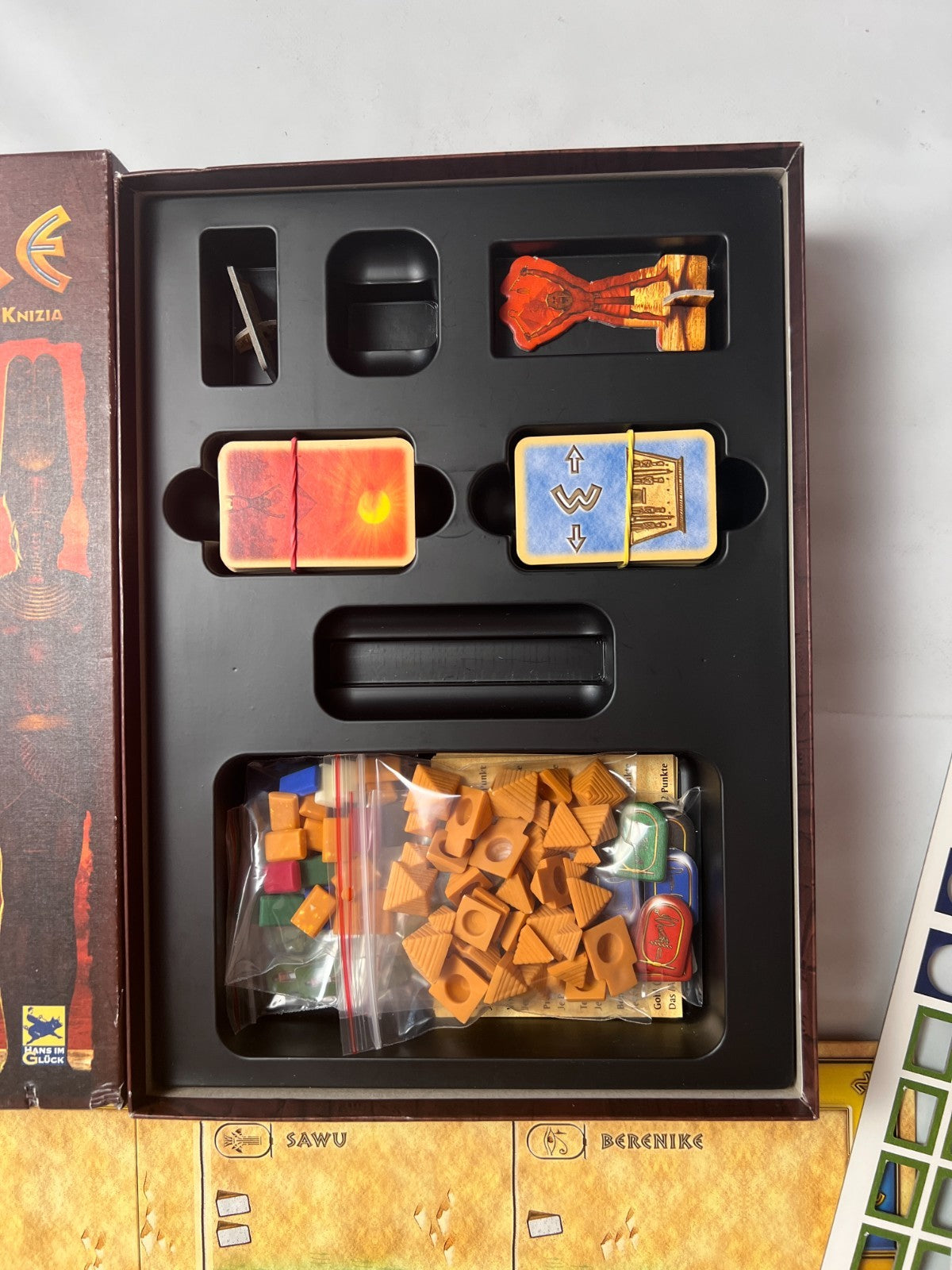 AMUNRE  Brettspiel  Hans im Glück 2003  Vollständig - Ansicht 3