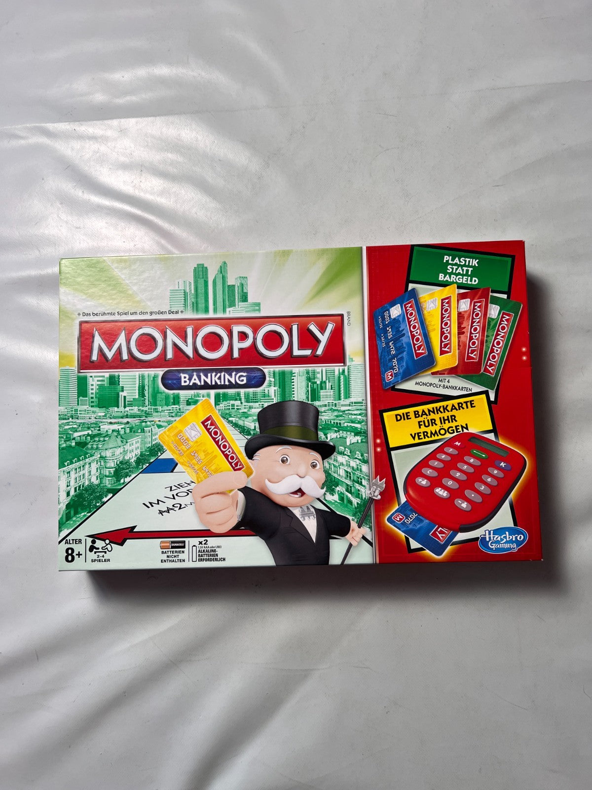 Monopoly Banking Rot  Hasbro  Vollständig - Ansicht 4