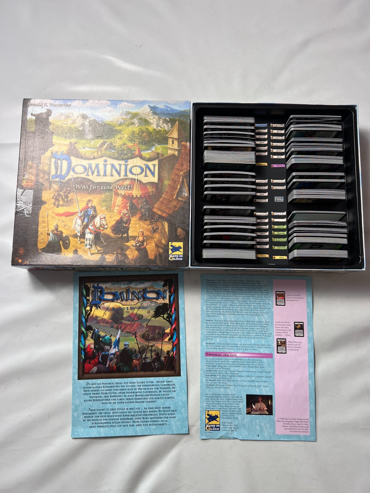 Dominion  Was für eine Welt Basisspiel Hans im Glück  Vollständig - Ansicht 2