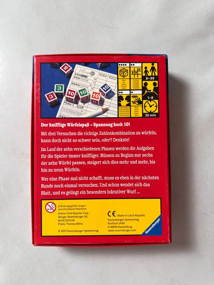 Phase 10 Würfelspiel Spiel Ravensburger Alte Version 2007 - Vollständig - Ansicht 9