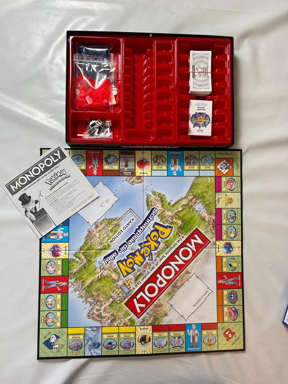 MONOPOLY  POKEMON  KANTO Edition deutsch Zinn Figuren  Vollständig - Ansicht 7