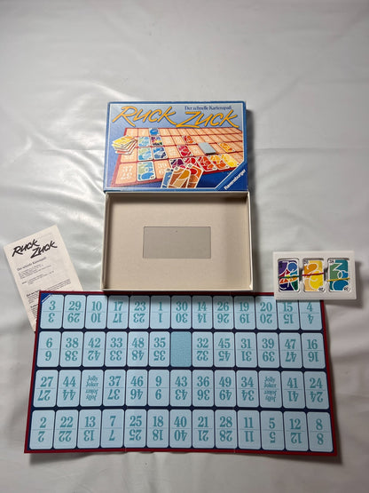 Ruck Zuck der schnelle Kartenspaß - Ravensburger Legespiel 1987 -Vollständig - Ansicht 9