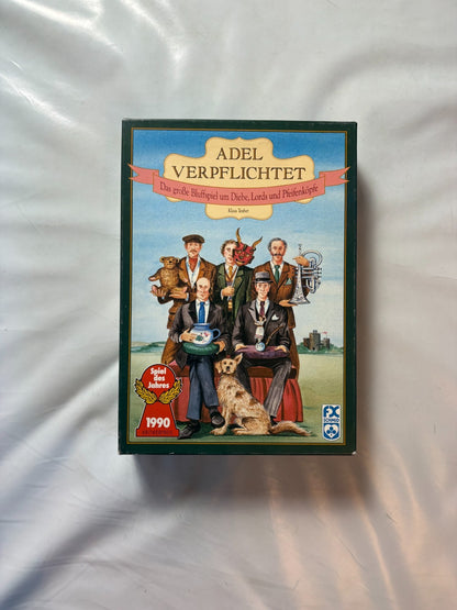 Adel verpflichtet Brettspiel FX Schmid 1990 Gesellschaftsspiel   Unbespielt - Ansicht 2