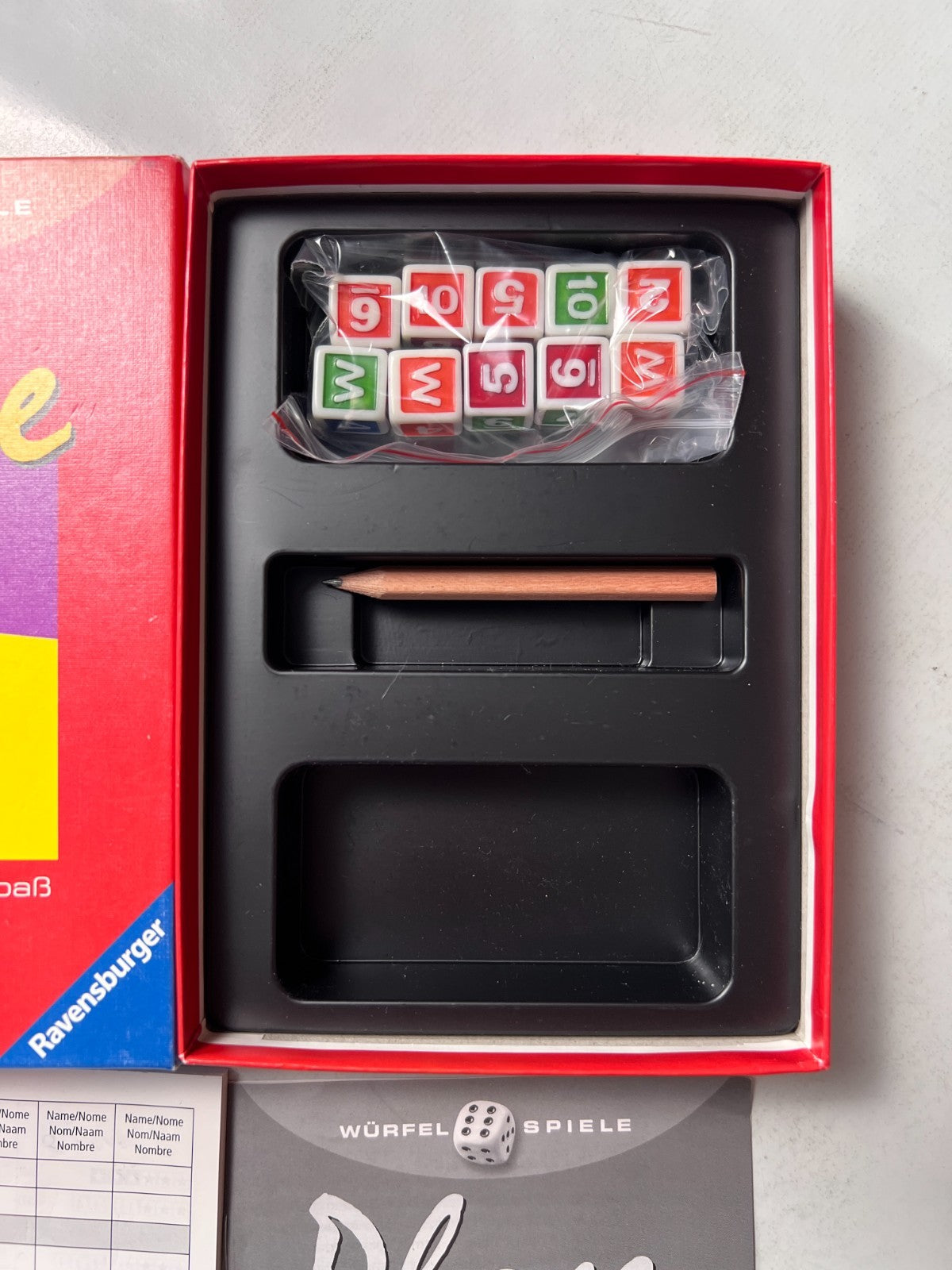 Phase 10 Würfelspiel Spiel Ravensburger Alte Version 2007  Vollständig - Ansicht 3