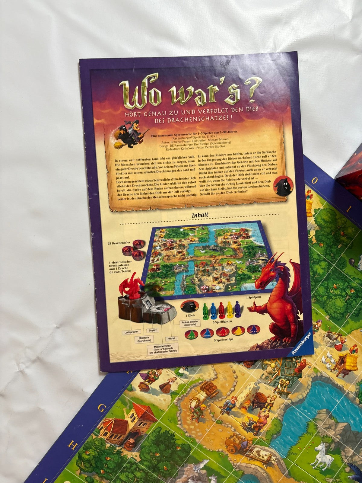 Brettspiel - Wo Wars - verfolgt den Dieb - Ravensburger 2009 - Vollständig - Ansicht 7
