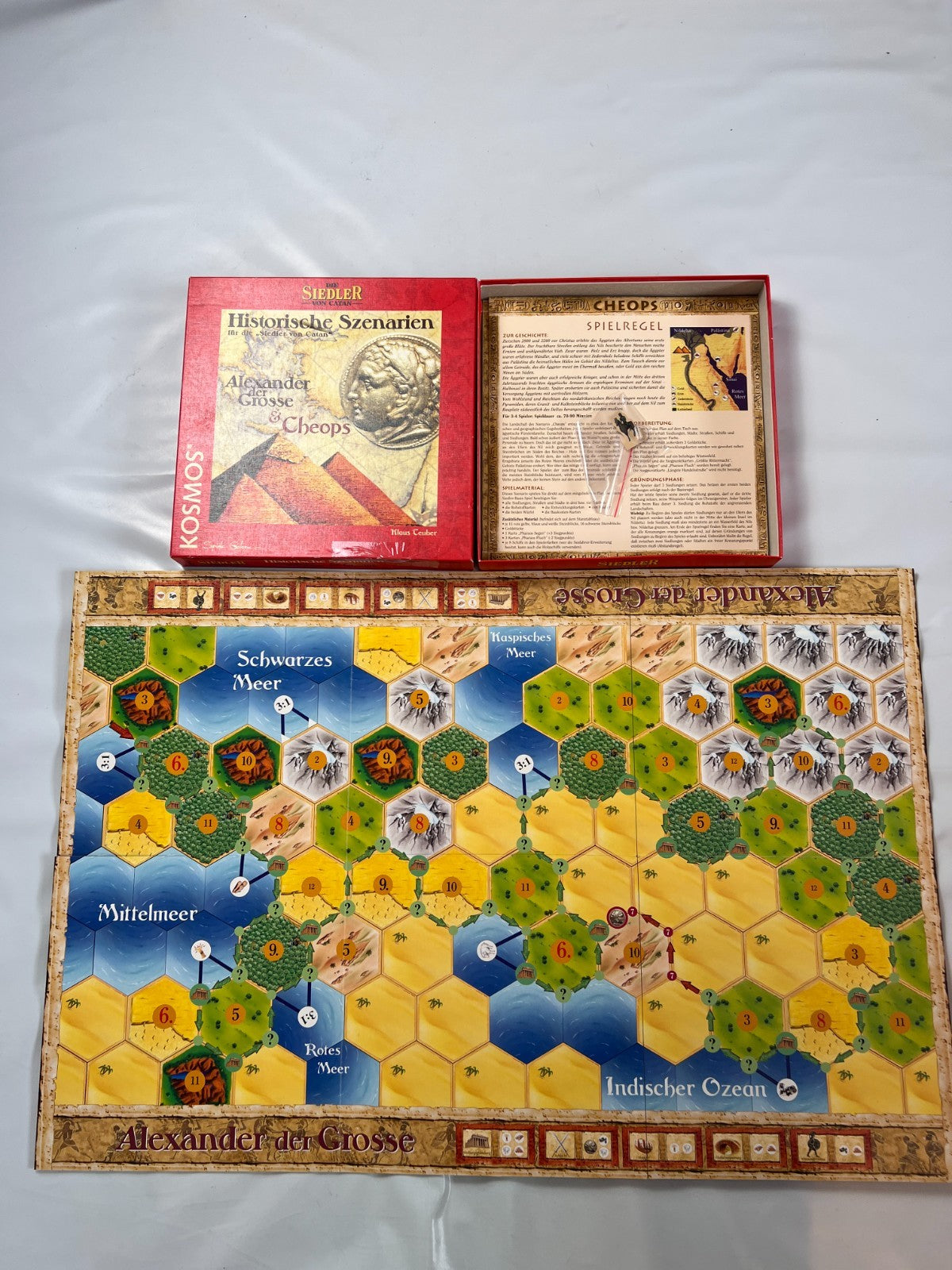 Die Siedler von Catan Historische Szenarien Alexander / Cheops  Vollständig - Ansicht 4