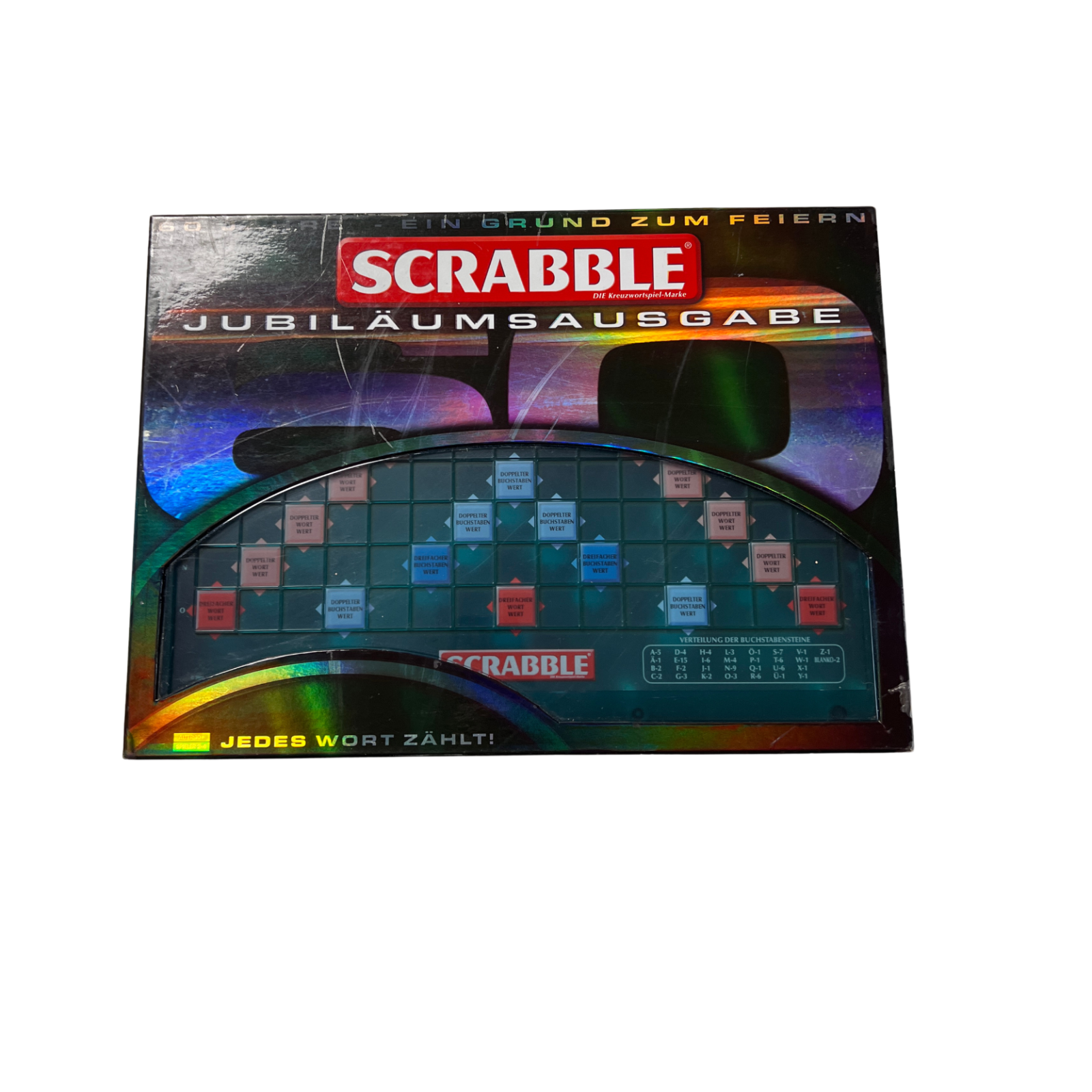 Scrabble Jubiläumsausgabe 60 Jahre Mattel Brettspiel Spiel  Vollständig - Ansicht 1
