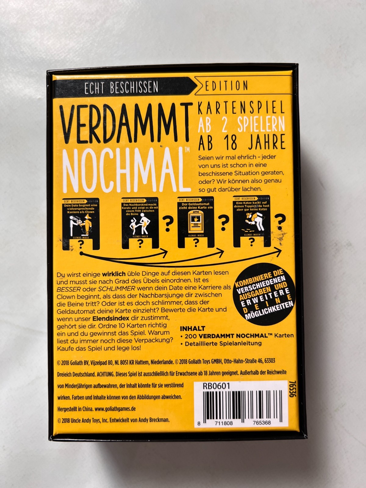 Detailfoto 9 – SKU A14286 – Kartenspiel gebraucht bei Brettspielimperium