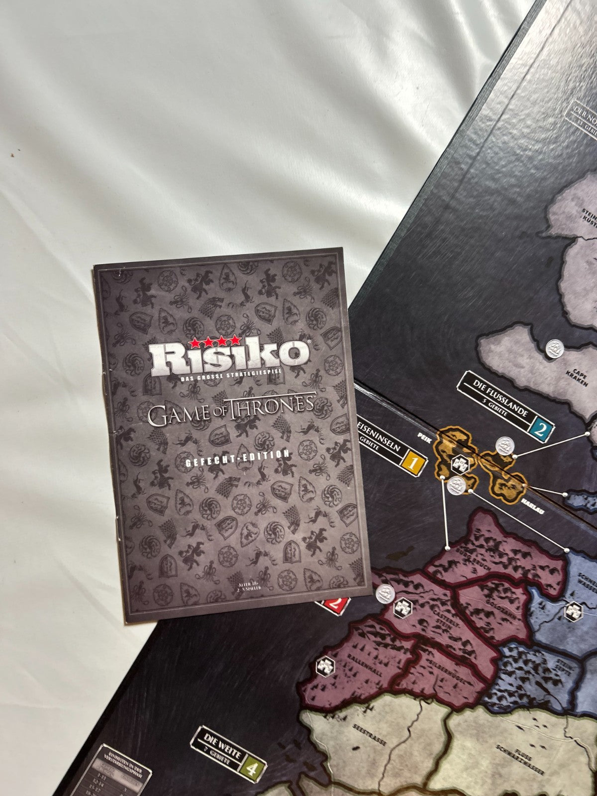 Risiko Game of Thrones GoT Strategie Spiel Gefecht Edition  Hasbro Vollständig - Ansicht 8