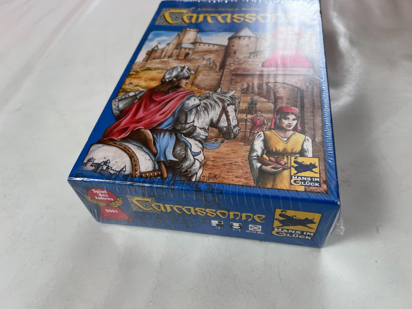 Carcassonne Hans im Glück2001 Altes Layout Legespiel  Neu in Folie - Ansicht 6