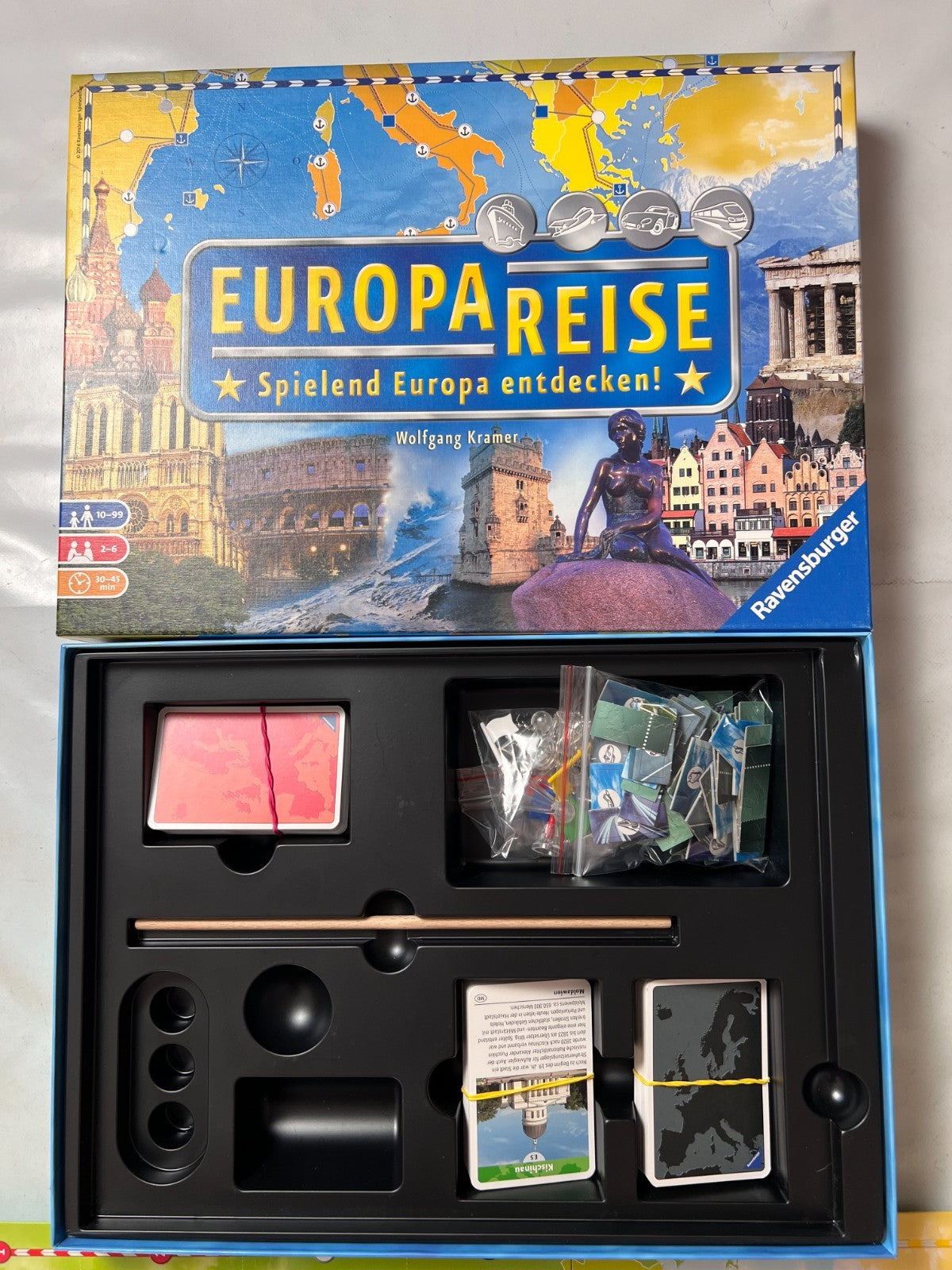 Ravensburger Europareise Gesellschaftsspiel 2007 - Vollständig - Ansicht 3