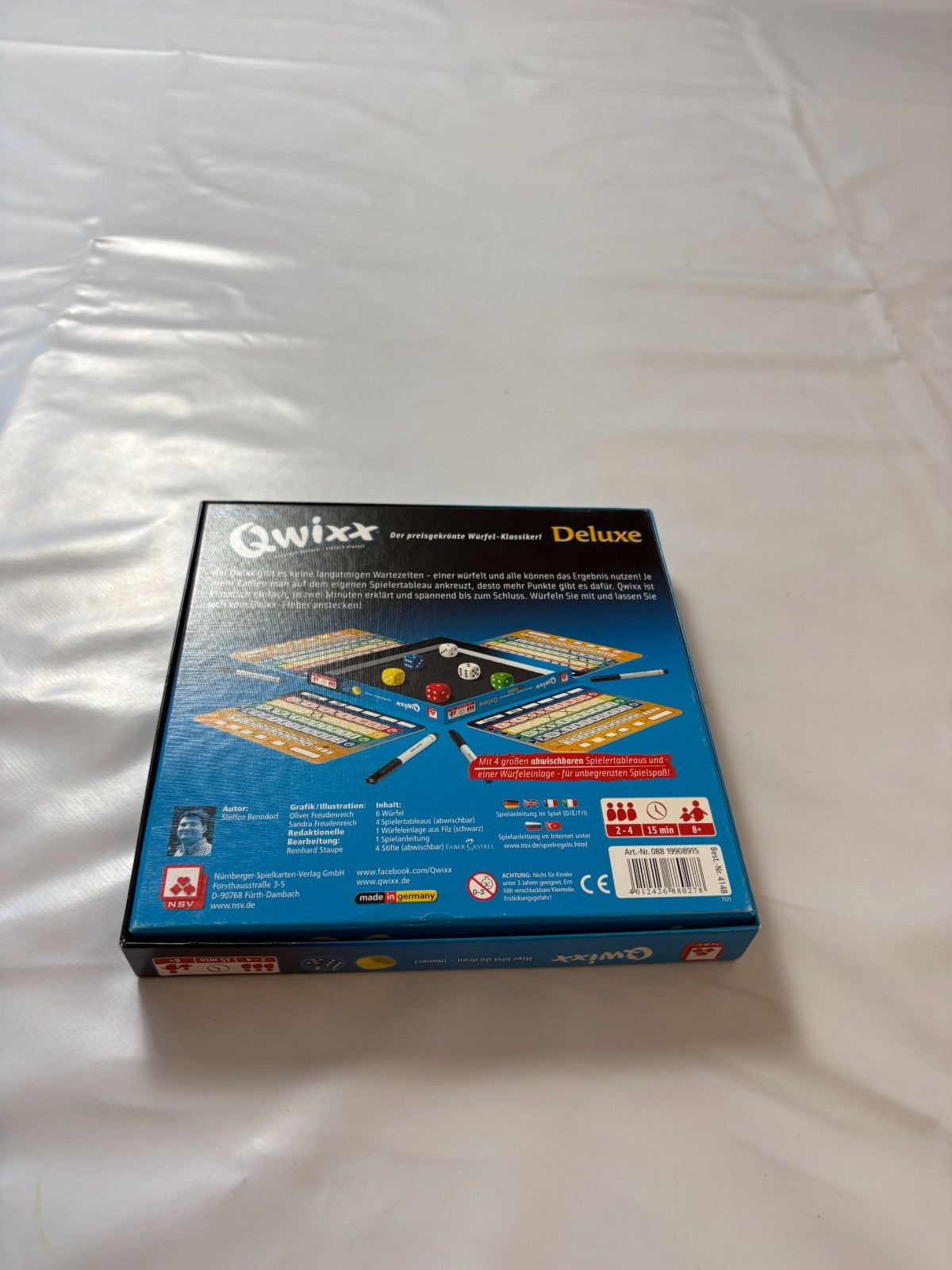 Qwixx Deluxe Gesellschaftsspiel Deutsch NBV - Vollständig - Ansicht 9