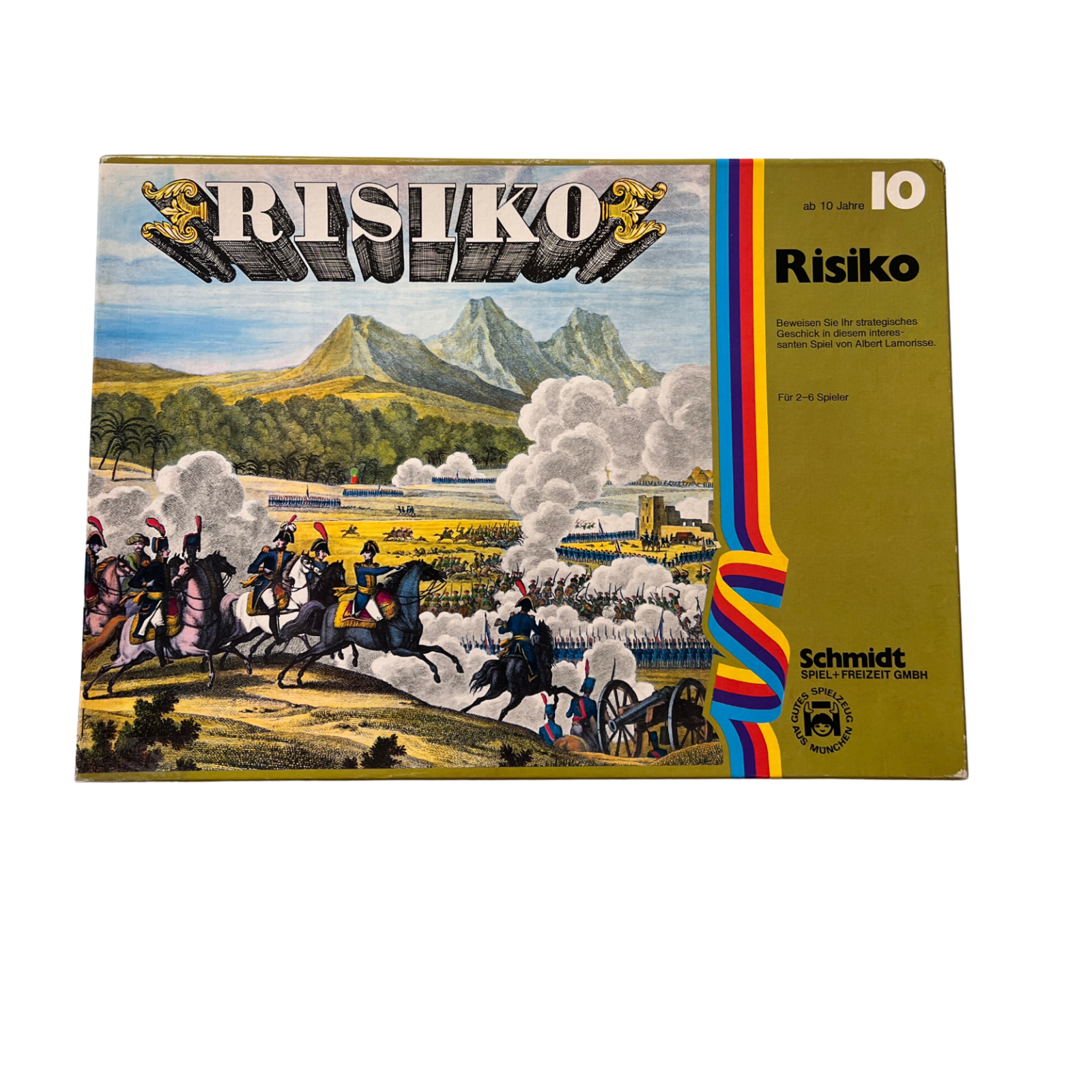 Risiko Strategiespiel Schmidt Spiele 1957 Holz Brettspiel - Vollständig - Ansicht 1