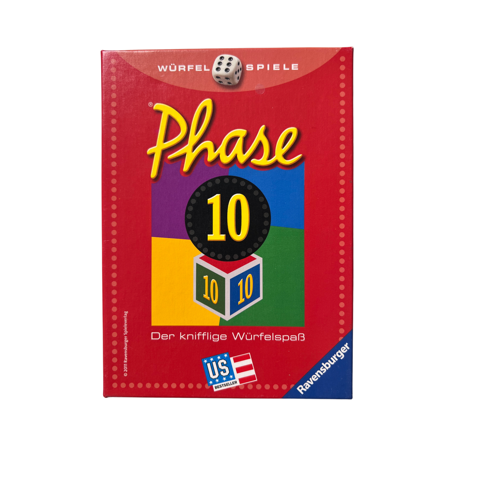 Phase 10 Würfelspiel Spiel Ravensburger Alte Version 2007 - Vollständig - Ansicht 1
