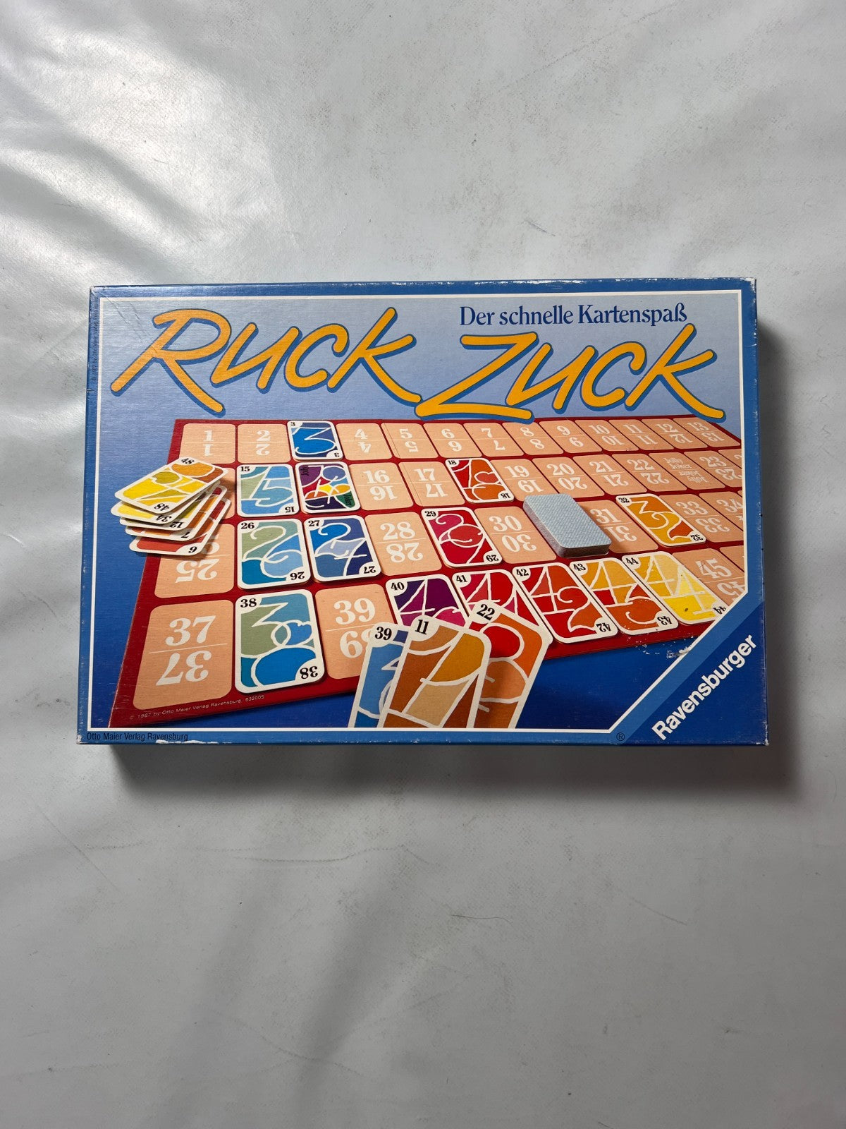 Ruck Zuck der schnelle Kartenspaß - Ravensburger Legespiel 1987 -Vollständig - Ansicht 7