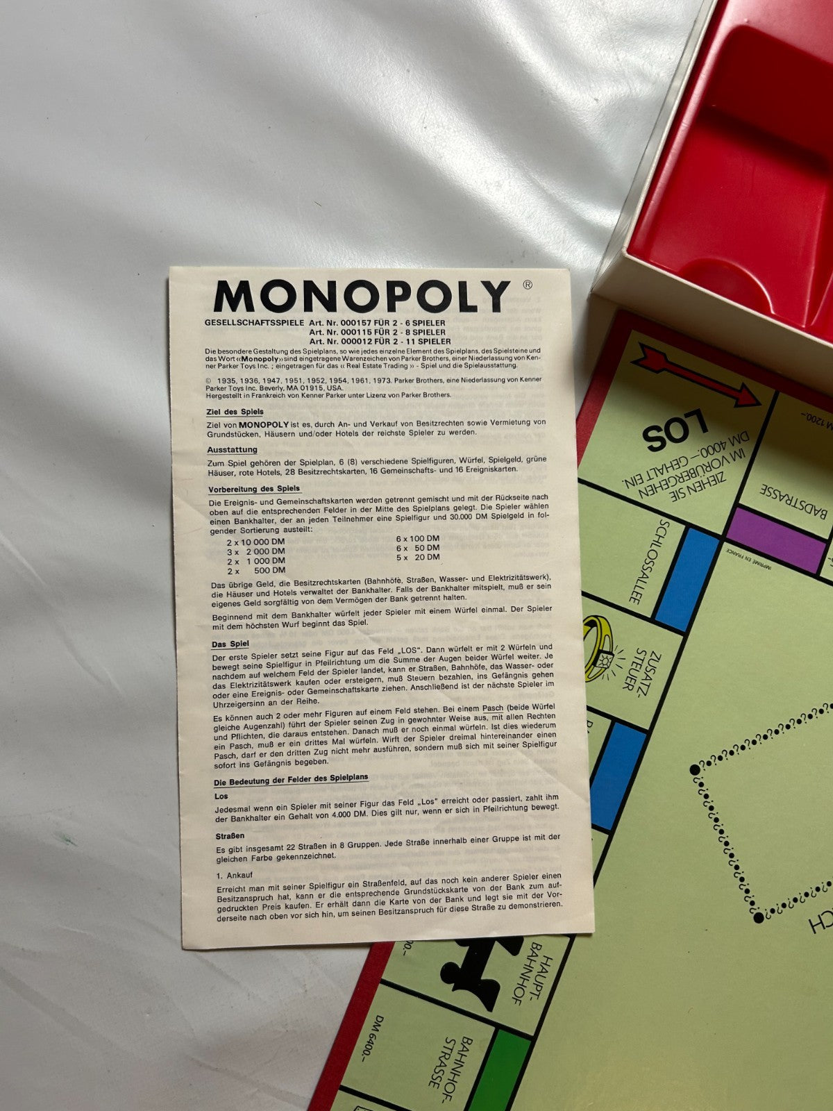 Monopoly DM  Parker 28 Spieler  Vollständig - Ansicht 9